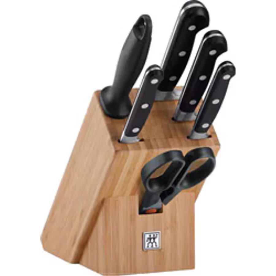 Zwilling Gourmet 361310020 7 Parça Bambu Bloklu Bıçak Seti