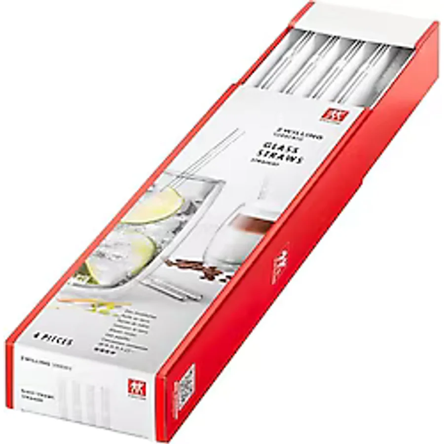 Zwilling Sorrento Renkli Düz Cam Pipet 4'lü