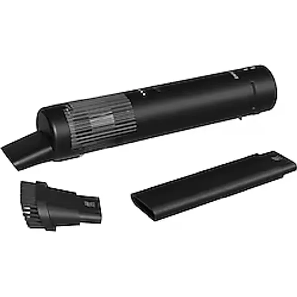 ZWILLING XTEND kablosuz elektrikli süpürge, pilsiz tek ürün, masa süpürgesi, çift filtre sistemi, 60 Watt, siyah
